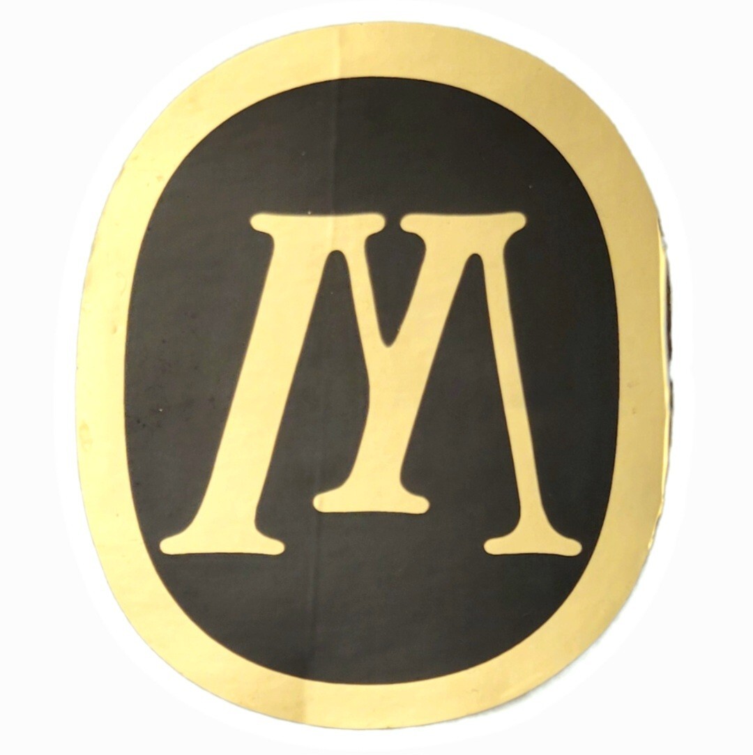 Marley Natural Sticker Promo Gold “M” Logo Bob Marley’s Official Brand Smoke New