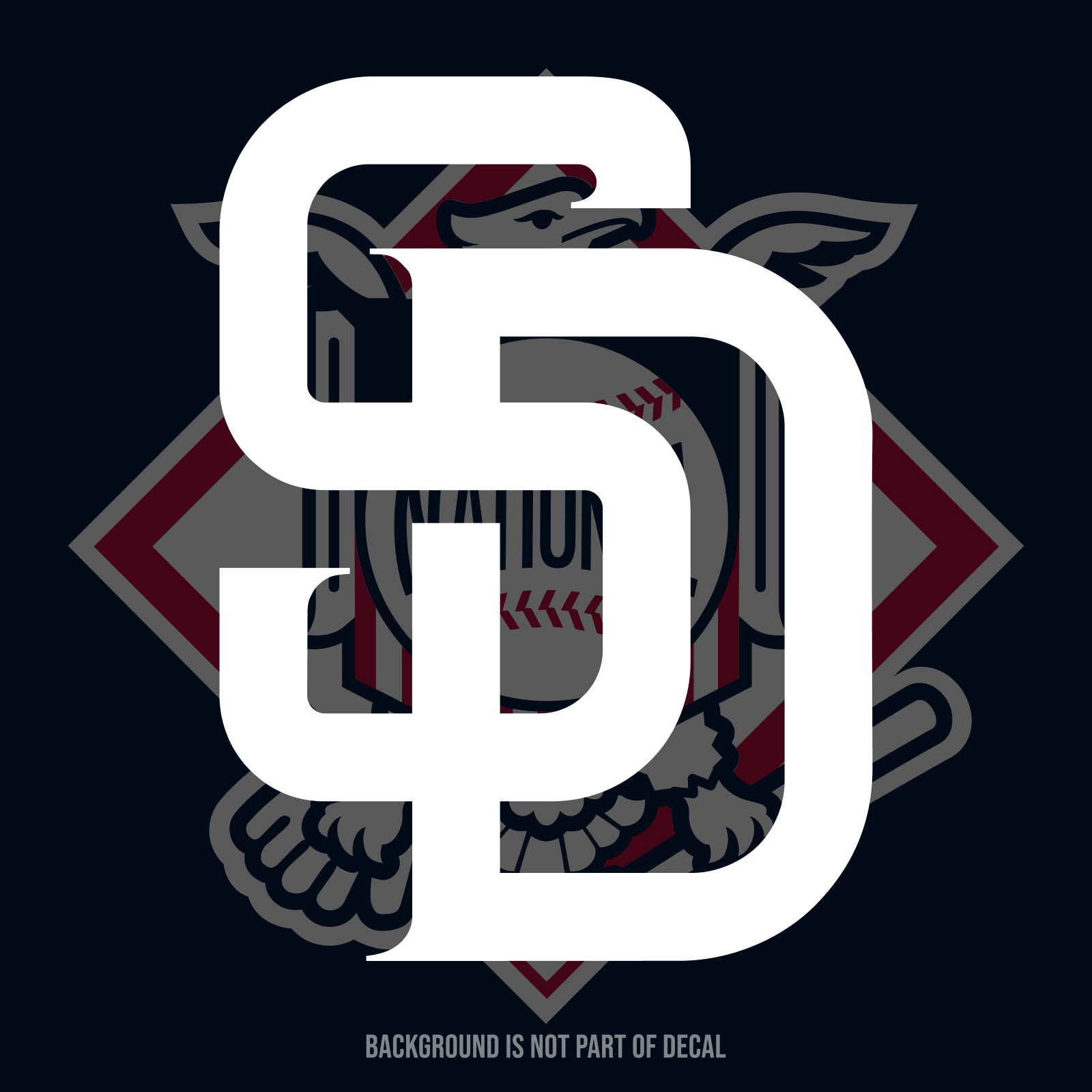 San Diego Padres Vinyl Decal Sticker