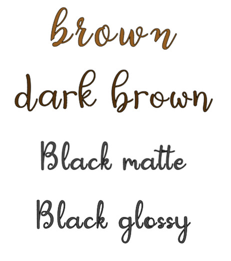 Name Word Decal – Personalized – Solid Color Choices – Custom – Adhesive Die Cut