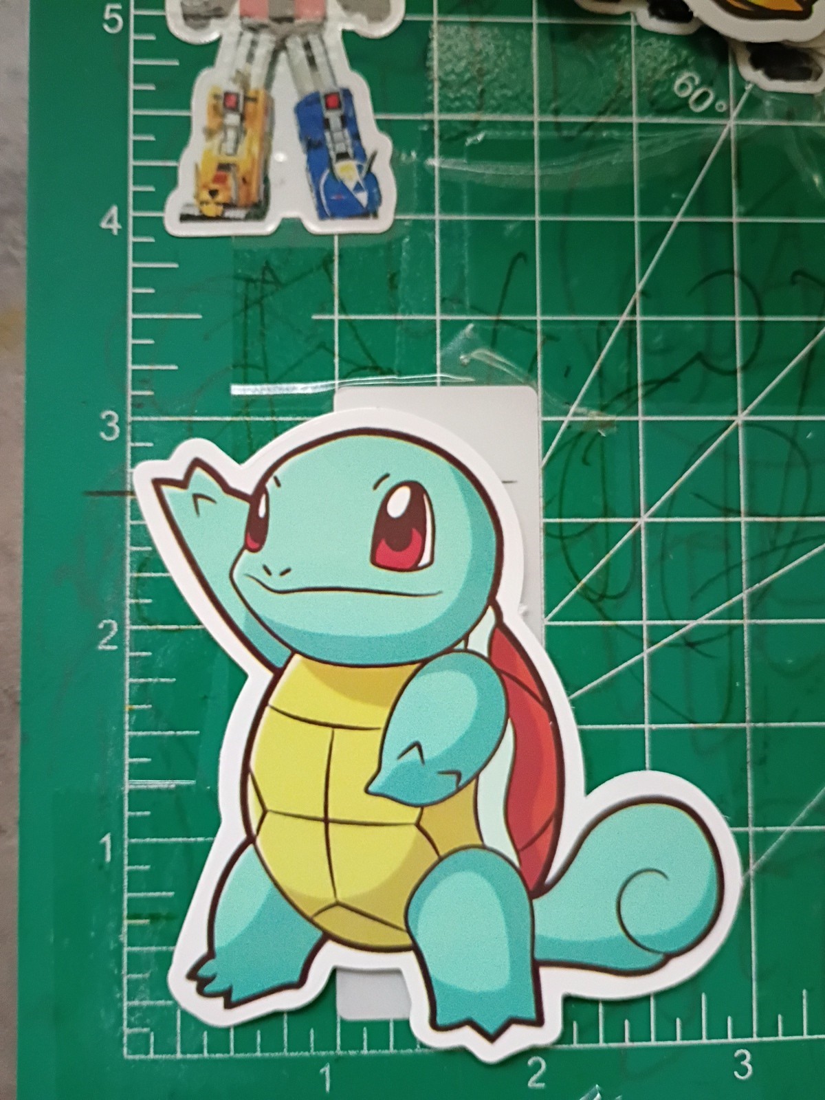 POKEMON STICKER X SQUIRTLE 3X3 INCHES STICKER X VYNIL DIE CUT STICKER HIGH GLOSS