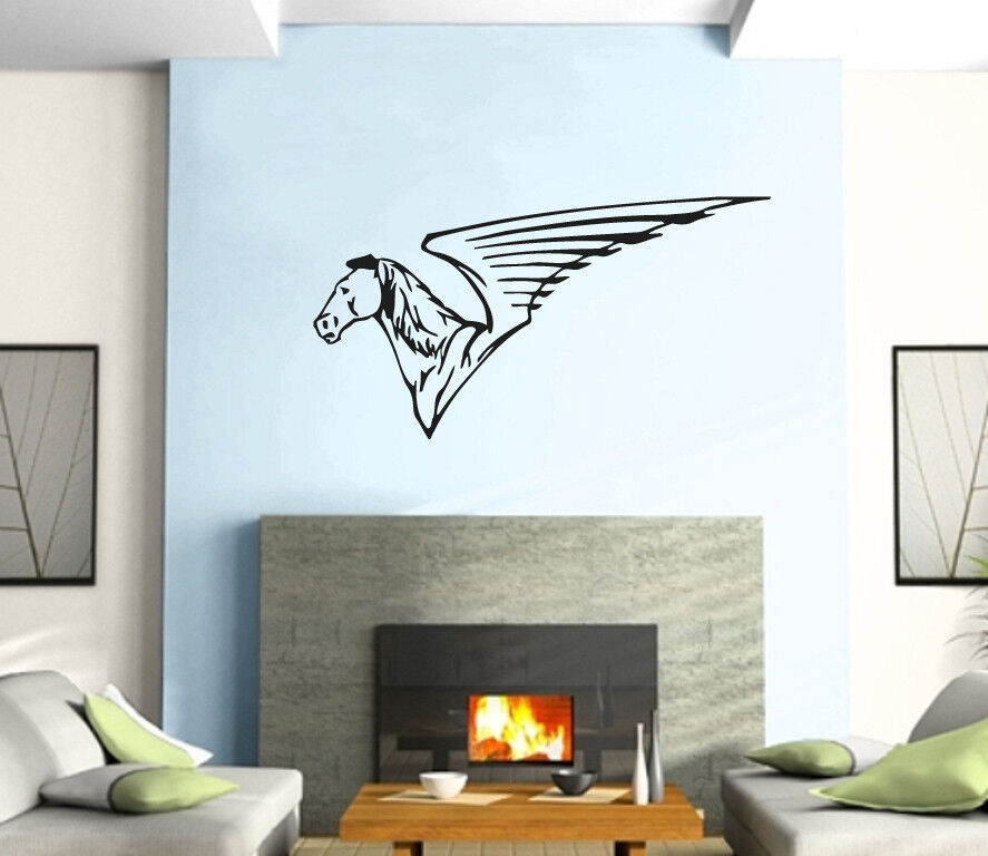 Pegasus Horse Wings Animal Mural Urban Art Wall Art Decor Vinyl Sticker z361
