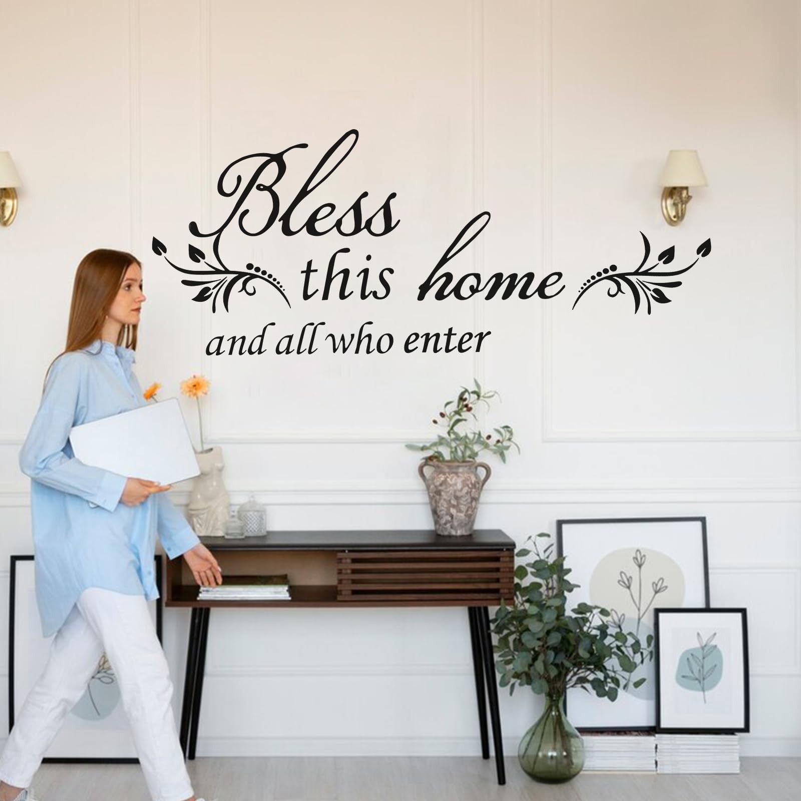 Inspirational Wall Decals Home Decor Motivational Quotes Stickers 23.6x11in