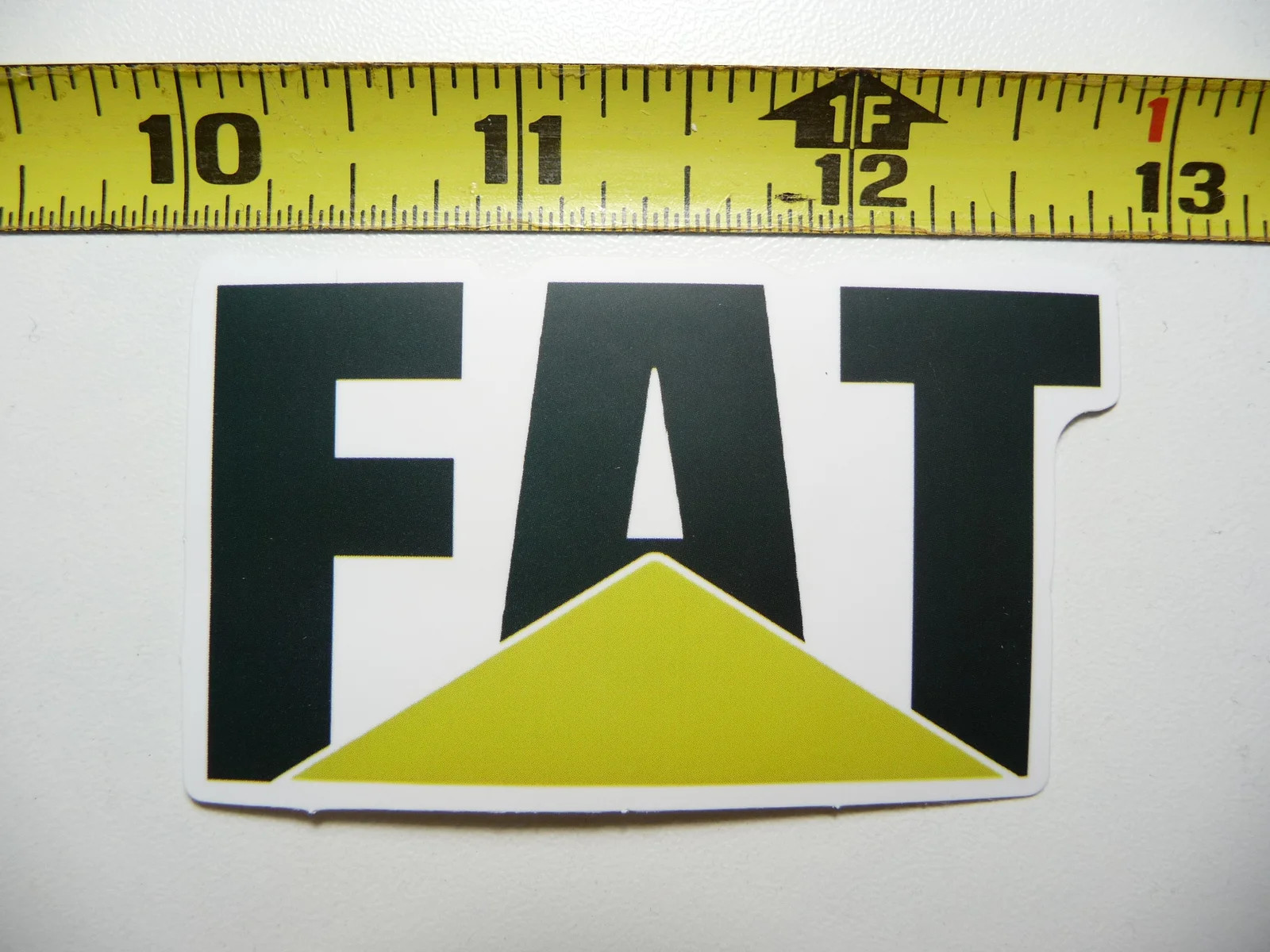 FAT HEAVY EQUIPMENT SMALL STICKER DECAL FUNNY WORKER JOB SKILL SARCASTIC