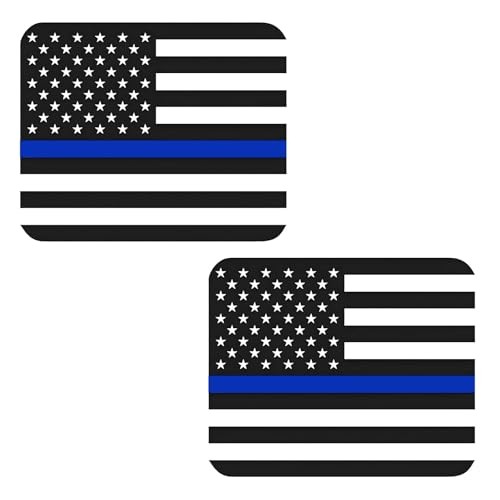 2 Pack Rear Middle Window American Flag Decal for Chevy Silverado/GMC Sierra