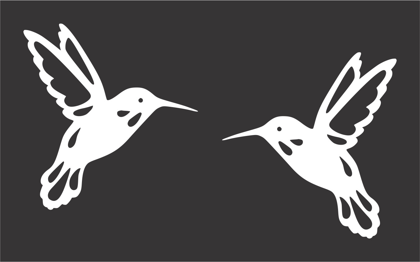 Hummingbirds Vinyl Decal Sticker Car Truck Yeti Window Bumper Wall Laptop Tablet