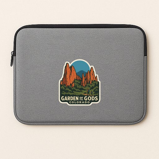 Garden of the Gods Colorado Iron On Heat Transfer Vinyl HTV Die-Cut Symbolic