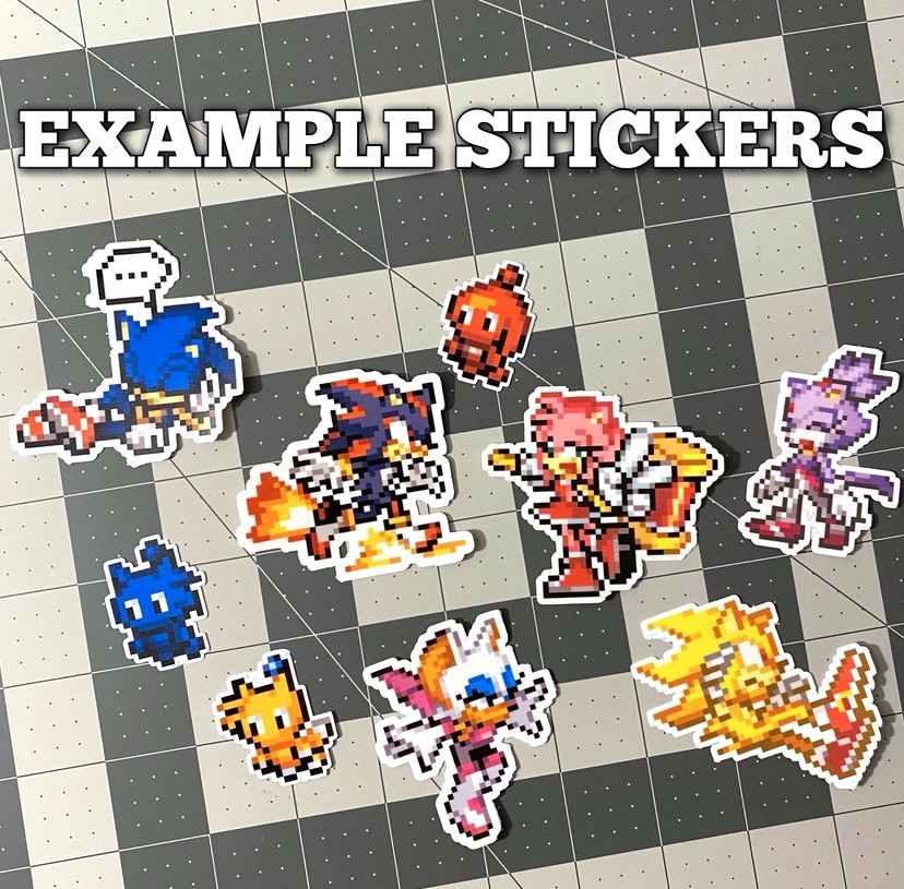 Sonic the Hedgehog Waterproof Vinyl Stickers Set 5
