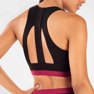 Private Label High Neck Medium Support Yoga Bulk Sports Bras Outfit