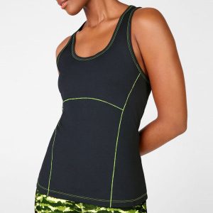 Private Label Wholesale Cotton Racerback Womens Yoga Tank Tops Outfits