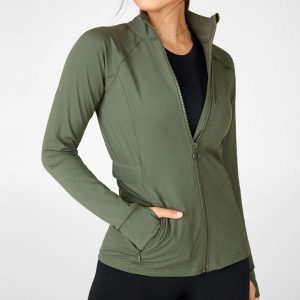 Private Label Wholesale Bulk Fitness Jackets Womens Athletic Works Jacket