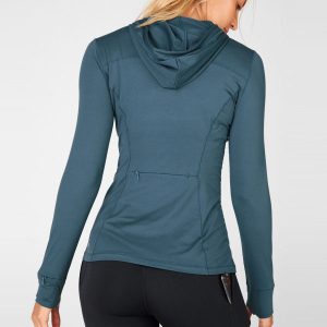 Wholesale Hoodies In Bulk Womens Slim Fit Dri Fit Gym Hoodies with Pockets