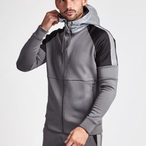 Private Label Wholesale Mens Custom Best Zip Up Hoodies with Zip Pockets