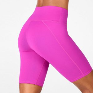 Custom Womens High Waisted Biker Shorts Women with Printing