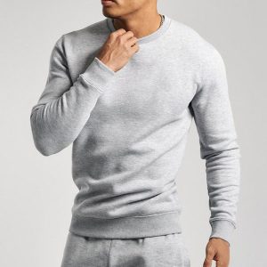 Private Label Wholesale Men's Round Neck Cotton Fleece Custom Sweatshirts